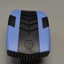 Car Heater, Portable Car Heater, Quickly Melt Frost & Clear Fog on Windshield, 12V Car Defroster Windshield Heater, with 360 Rotation, Cigarette Lighter Plug in for All Car (Blue)