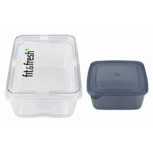 2-Piece Food Storage Container Set with Lids
