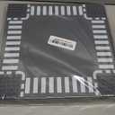 12 Pack Road Base Plates for Building, Compatible with Lego Classic Bricks, 10 x 10 Baseplates Fits for Lego Roads, Road Base Plates for City Sets (Attached DIY Stickers)