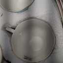 BTaT- Floral Tea Cups and Saucers Set of 8 (8 oz), Porcelain Tea Cup Sets, Assorted Colors with Gold Trim & Gift Box, Dishwasher Safe