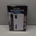 NineSky Dehumidifier for Home, 95 OZ Water Tank, (1000 sq.ft) Dehumidifiers for Bathroom Bedroom Basement with Auto Shut Off,7 Colors LED Light (White)