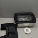 Decflow 10L Stainless Steel Dog Water Bowl, No Spill Anti-Splash Dog Bowls with XXL Silicone Mat, Spill-Proof Slow Feeder for Messy Drinkers, Heavy Duty Pet Bowls for Indoor/Outdoor Use Black