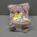 8 x Hiroyuki Iridescent Makeup Bag, 14 inches Cosmetic Bag, Large Capacity Travel Pouch (Skin, pink)