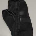 Queenmore Small Dog Warm Winter Jacket, Soft Fleece Vest Pullover with Leash Hole, Dachshund Cat Boy or Girl (Black, S)