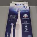 Oral-B iO Series 2 Rechargeable Electric Powered Toothbrush Starter Kit, Pure White with 2 Brush Heads - Automatic Pressure Sensor to Protect Gums - 3 Modes - 2 Min Timer