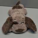 BEVERLYSHARK Beverly Shark Puppy Heartbeat Toy Dog Anxiety Relief Calming Aid Puppy Heartbeat Stuffed Animal Behavioral Training Sleep Aid Comfort Soother Plush Toy for Puppies Cats (Brown)