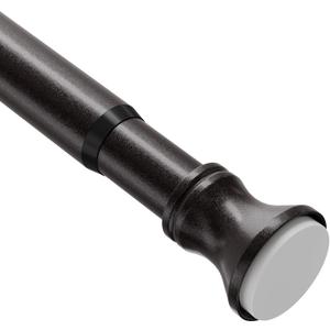 Amazer Spring Tension Shower Curtain Rod, 26-42 Inches Rust-Resistance Tension Curtain Rod Bathroom Rod, Adjustable Shower Curtain Rod No Drill, Bronze