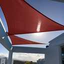 SUNNY GUARD Sun Shade Sail 10'x10'x10' Triangle Terra UV Block Sunshade for Backyard Yard Deck Patio Garden Outdoor Activities and Facility