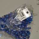 DearHouse 14 Pack Christmas Glitter Berries Stems, 7.8Inch Artificial Christmas Picks for Christmas Tree Ornaments, DIY Xmas Wreath, Crafts, Holiday and Home Decor (Dark Blue)