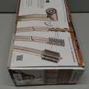 Shark HD430 FlexStyle Air Styling & Drying System, Powerful Hair Dryer Brush & Multi-Styler with Auto-Wrap Curlers, Paddle Brush, Oval Brush, Concentrator Attachment, Stone