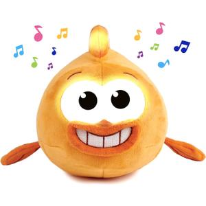 WowWee Baby Shark's Big Show! William Fishlight Plush Toy Doubles as Kids Flashlight  Includes Sounds and Music  Official Baby Shark Toy