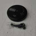 GPX PC332B Portable CD Player with Anti-Skip Protection, FM Radio and Stereo Earbuds - Black