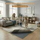 Felt Rug Pad, 5 x 7 Ft Rubber Non-Slip Rug Pad Gripper, Keep Rugs Secure and in Place, Extra Strong Under Carpet Mat Cushion - for All Floors