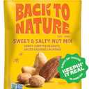 2 Pack Back to Nature Sweet & Salty Nut Mix, Honey Roasted Peanuts, Salted Cashews & Almonds, Dry Roasted, Non-GMO, On-the-Go Pouch Snack, 9oz Pouch, Best By: Nov 2 2025