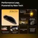 ATK Blazing Sky X1 V2 Wireless Gaming Mouse, 54g Lightweight, PAW3950Ultra Sensor, Nordic 54L20 MCU, Optical Switches, New GEM 8K Dongle, Dual-Mode 2.4G/Wired (Extreme, Metallic Purple)