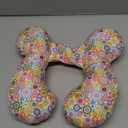 KAKIBLIN Baby Neck Pillow, Upgraded Baby Support Pillow,Baby Neck Support Pillow for Carseat, Newborn Neck Support for Car Seat,Pushchair,Travel (Flower)