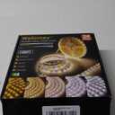 White LED Strip Lights, 100ft Dimmable Bright 24V Led Tape Light with Remote and App Control, 2700K-6500K White 1440 LEDs Lights for Bedroom, Kitchen, Ceiling (1 Rolls of 100ft)