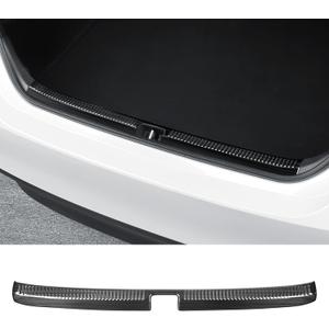Interior Rear Bumper Protector for Toyota Camry 2026 2025 2024 2023 2022 2021 2020 2019 2018 Accessories Stainless Steel Rear Bumper Guard Trunk Sill Protector (Black Brushed)