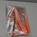 haoyueer Martingale Dog Collar with Stainless Steel Chain and Leash Set, Martingale Collar with Reflective, 5FT Double Handle Dog Leash Padded, Adjustable for Medium Large Dogs (L, Orange)