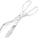 Chef Craft Premium Salad Scissor Tongs, 11.25 inch, Clear