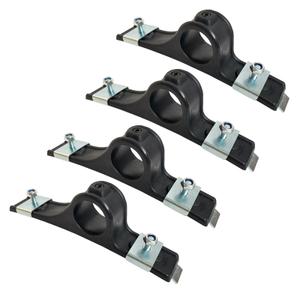 4 Pack 8591005 Fender Hanger Mounting Bracket Assembly Fit for Trailers Dump Flatbed Dual Rear Wheels Trucks 8590195 & 8590245 Poly Fender