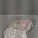 Susurration Muslin Baby Drool Bibs 6Pack Soft Square Adjustable Baby Bandana Bibs for Unisex Girls & Boys (Heart Print)