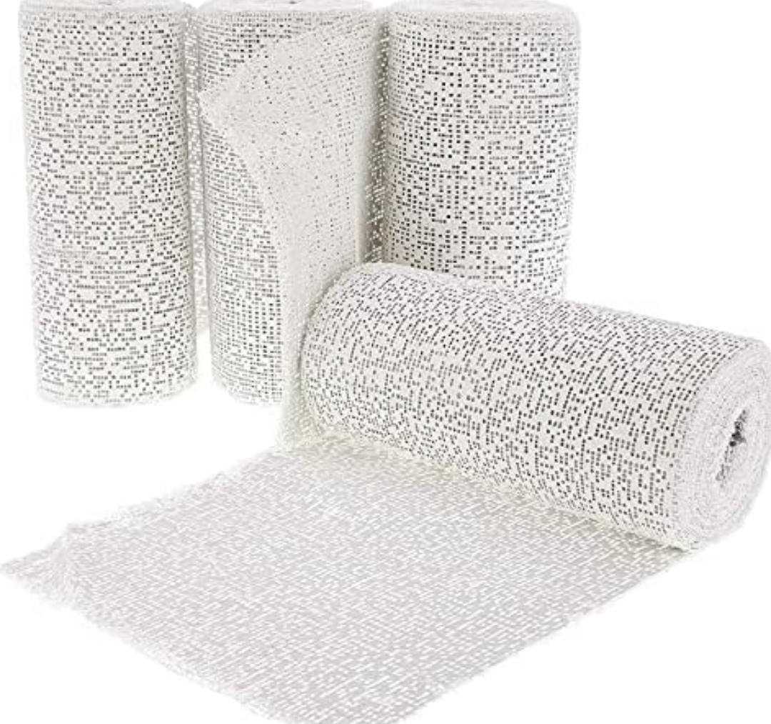 Plaster Cloth Strips - 6 in x 15 ft, 8-Pack - Easy-Cut Plaster Wrap Kit for DIY Paper Mache & Belly Casting - Craft Supplies for Sculptures, Masks & Art Projects