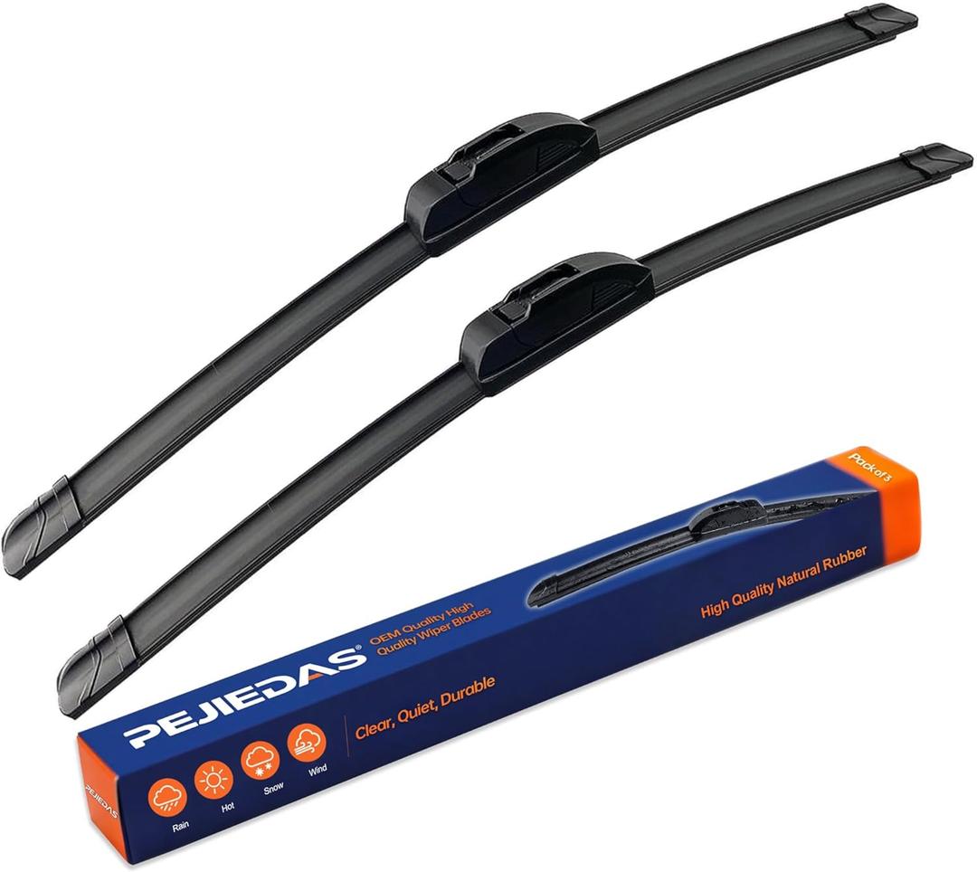 OEM Quality Front Wiper Blades, Replacement for 2016-2021 Honda Civic,2012-2017 Toyota Camry,2011-2021 Hyundai Sonata,OE Original Style (26 Inch + 18 Inch Front Wiper Blades)