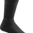 DARN TOUGH Tactical Midweight Boot Sock (Style #T4021) (Medium, Black)