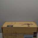 Ceiling Fan 52'' with Light: Modern Remote Control Fans Downrod Mounted - Quiet Reversible DC Motor - Light Memory Function for Indoor Outdoor (Brushed Nickel+Walnut-5)