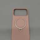 TORRAS Ostand Q3 Silicone for iPhone 17 Pro Max Case, Fit for MagSafe, 360 Spin Stand, Soft Liquid Silicone Cozy Grip, Camera Control, Protective Case for iPhone 17 Pro Max for Women Girl, Bliss Pink