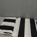 zokyer Black and White Striped Window Curtain Boys Mens Teen Kids Modern Minimalist Simple Aesthetic Art Cool 42" W x 63" L Curtains Set for Living Room Bedroom Bathroom 2 Panels Rod Pocket Drapes