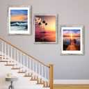 LUCKYLIFE 18x24 Frame in Distressed White, Gallery Frame for Wall Mounting, 2 Pack