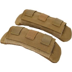 2 Pack Shoulder Strap Pad,Vest Shoulder Strap Pads Backpack Strap Pads Fit 2'' Sling Bags Shoulder Straps (Khaki)