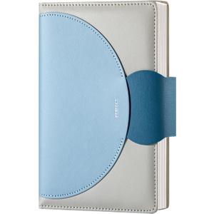 CAGIE Lined Journal for Women, 100GSM 192 Pages Leather Journals for Writing with Buckle Closure ,A5 Hardcover Diary Journaling Notebooks for Business Work School Note Taking 5.9"x8.59 (Serenity Blue)