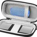 Heart Monitor Case Compatible with AliveCor Kardia Mobile ECG/for KardiaMobile 6L for Apple and Android Device - CASE ONLY (Black)