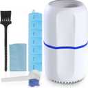 Electric Pill Crusher Grinder - Fine Powder Electronic Pulverizer for Small & Large Medication & Vitamin Tablets - Comes with Pill Organizer, Brush, Spoon, Cloth & Stainless Steel Blades by Pill Mill