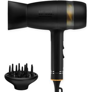 Hot Tools Pro Artist Black Gold Quietair Power Dryer | Powerful Zen Drying Experience (1 Size)