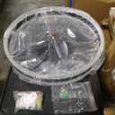 LEDIARY Ceiling Fans with Lights and Remote, 20'' Low Profile Ceiling Fan with Light, 3000-6000K Dimmable Fandelier Ceiling Fans, Modern Flush Mount Fan Light for Bedroom with 6 Wind Speeds- Black