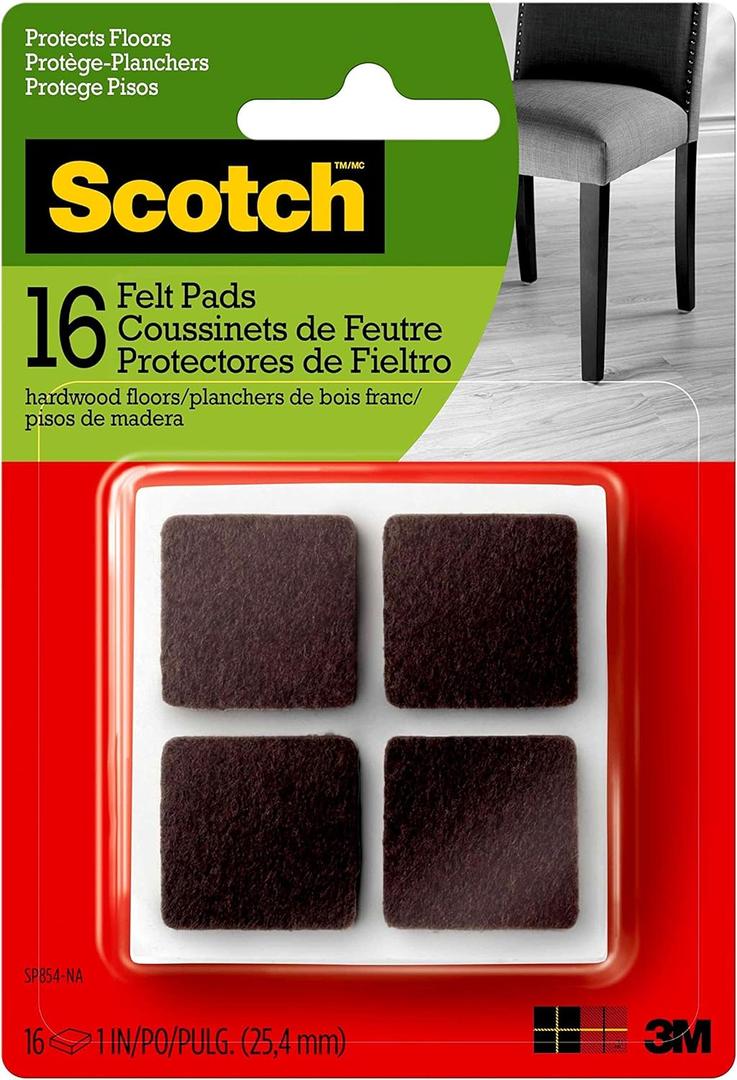 3M COMPANY SP854-Nasquare Felt Pads3M Company SP854-NA Durable Protection