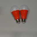 Bluex Bulbs LED A21 Red Light Bulbs - 15W (120W Equivalent), E26 Base, 2 Count, 1200 Lumen - Party Decoration, Porch, Home, Holiday Lighting, Decorative Illumination