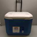 Coleman 60qt Rolling Cooler with Wheels, Insulated Portable Wheeled Chiller with Ice Retention, Made in USA
