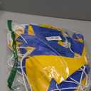 Blue & Yellow Pennant Banner Flags | Heavy-Duty Outdoor | OSHA 500lb Rated | Strand Fade Resistant 102FT