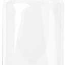 Square Plastic Pitcher with Black Lid, 54 oz - Case Pack of 12 - For Juice, Water, Iced Tea, and Buffet Beverage Service