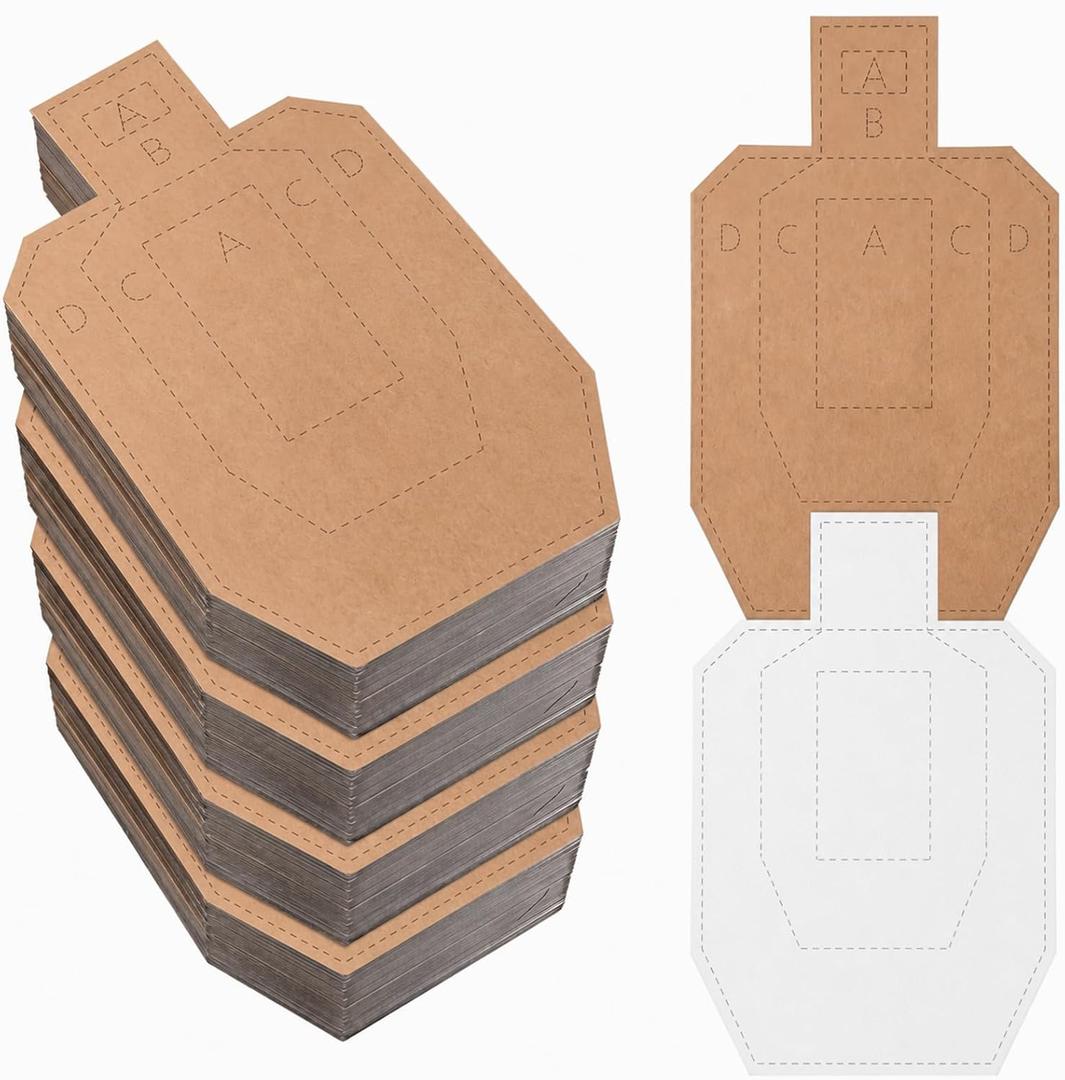 Hungdao 100/40 Pcs Cardboard Targets Shooting Range, 30 x 18 Inch