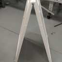 Plasticade Signicade Deluxe A Frame Sidewalk Curb Sign Portable Folding Double Sided Display with Quick Change System for Store Signs, White