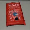 Emergency Fire Blanket for Kitchen, Home, Car, Grilling, Bonfire, 39x39 inches, Fiberglass Fabric with Pull Tapes, Fire Suppresion, Reusable, Fire Extinguisher Blanket, Heat Resistant