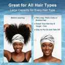 Extra Large Silicone Swim Cap for Long Hair - Odor-Free with 3D Ear Protection, Non-Slip Ultimate Fit for Women & Men Adults