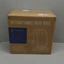 Giraffe Tools Ground Mounted Retractable Hose Reel 1/2 Inch x 82FT, Heavy Duty Automatic Rewind Garden Hose Reel, with Flexible Swivel Base for Lawn, Concrete Floor