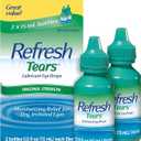 Refresh Tears, Lubricant Eye Drops, 2 Bottles .5 fl oz (15 ml)